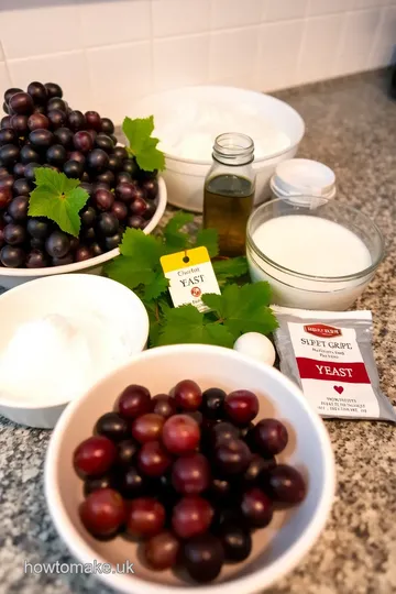 Delightful Homemade Sweet Grape Wine ingredients