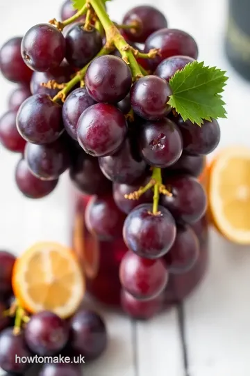 Delightful Homemade Sweet Grape Wine presentation